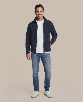 Miracle fleece jack donkerblauw