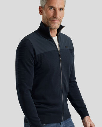 Vest modal donkerblauw