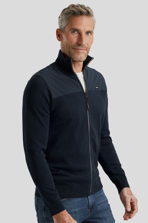 Vest modal donkerblauw