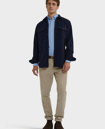 Overshirt donkerblauw
