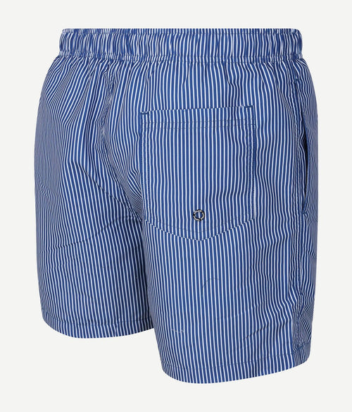 Zwembroek pin stripe donkerblauw