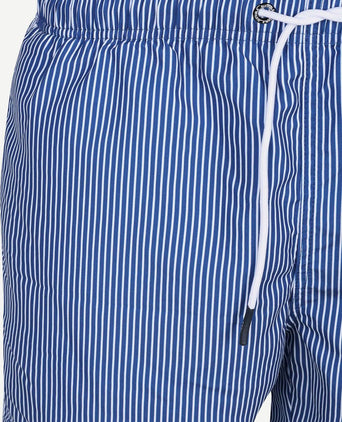 Zwembroek pin stripe donkerblauw