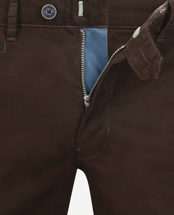 Gardeur chino Benny 3 donkerbruin