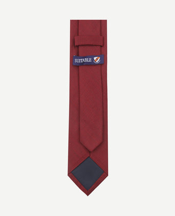 Stropdas zijde bordeaux k82-1