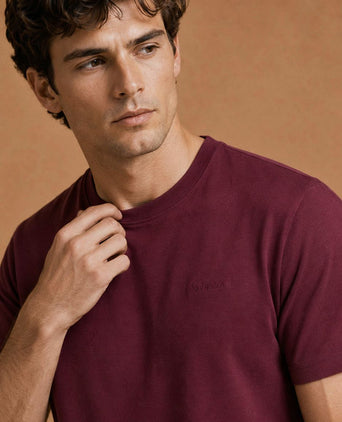 The shawn t-shirt burgundy