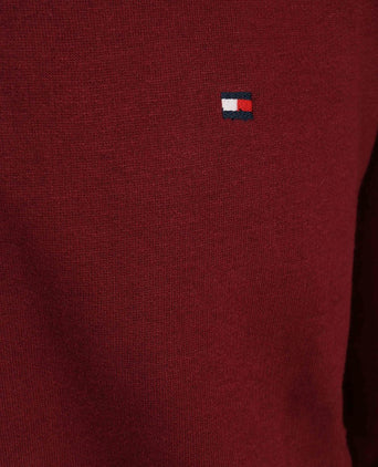 Sweat halve rits pullover burgundy