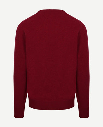 V lamswol bordeaux