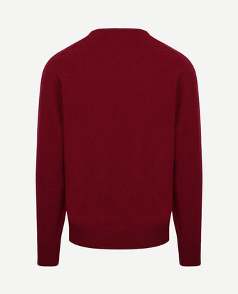 V lamswol bordeaux