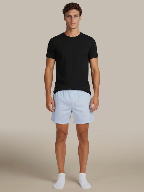 Boxer blue Oxford