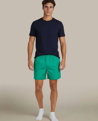Boxershort racing green poplin