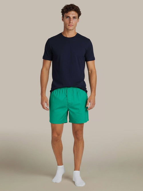 Boxershort racing green poplin