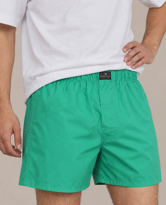 Boxershort racing green poplin