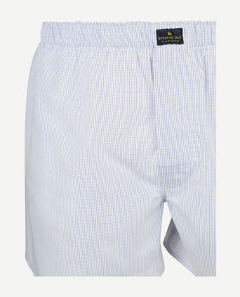 Steppin' Out boxer checky blauw