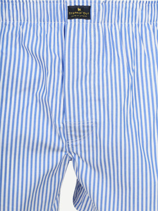 Boxershort stripe blauw Boxershort stripe blauw