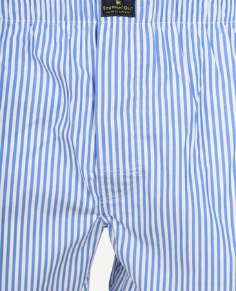 Boxershort stripe blauw