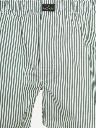 Boxershort stripe groen Boxershort stripe groen