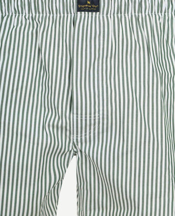 Boxershort stripe groen