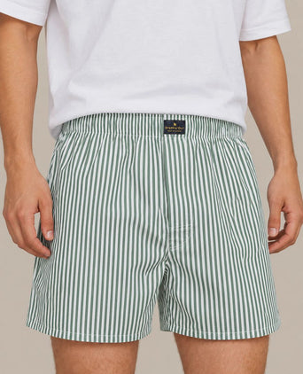 Boxershort stripe groen