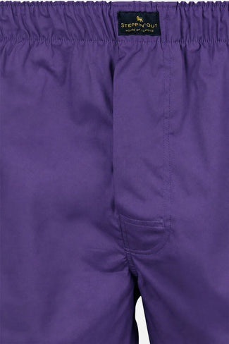 Boxershort poplin paars Boxershort poplin paars