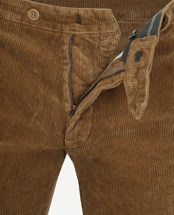 Meyer chino Bonn corduroy camel