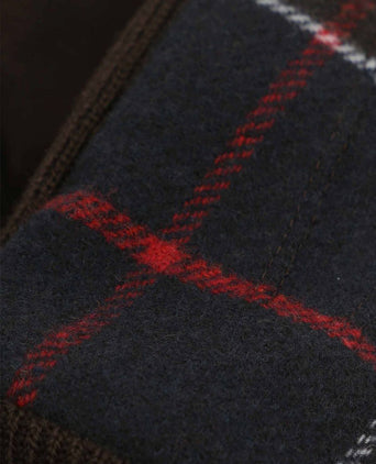 Barbour handschoenen hackney tartan groen