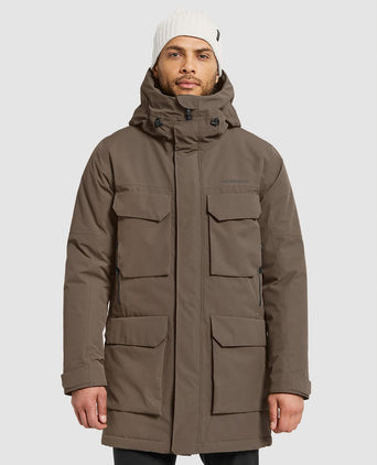 Didriksons parka drew taupe | Regular-fit