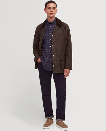 Barbour ashby wax jas rust