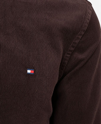Corduroy overhemd bruin