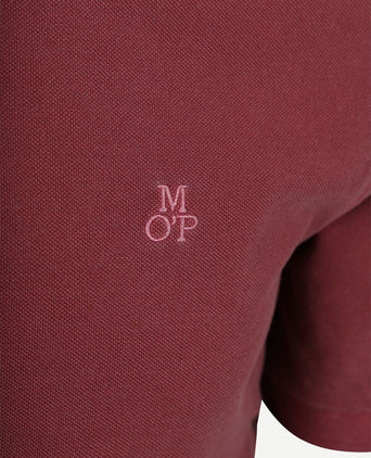 Poloshirt piqué acai rood