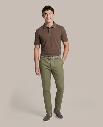 Respect polo tiger bruin