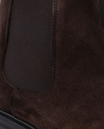 Chelsea boot suede bruin