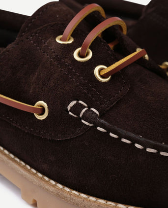 Bootschoenen suede bruin