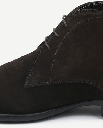 Amalfi boy schoen suede bruin