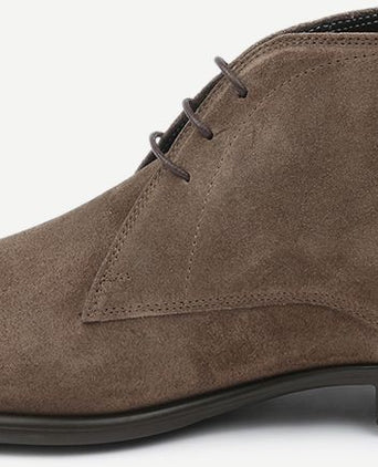 Boy schoen suede taupe
