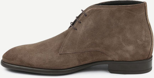 Boy schoen suede taupe