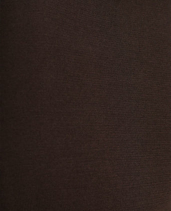 T-shirt knitted bruin