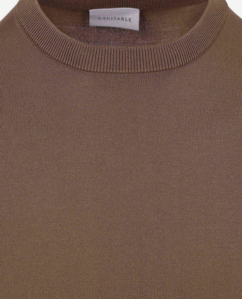 Knitted t-shirt wake tabacco