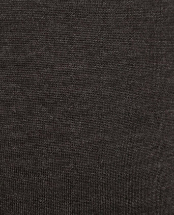 Turtleneck trui merino donkerbruin