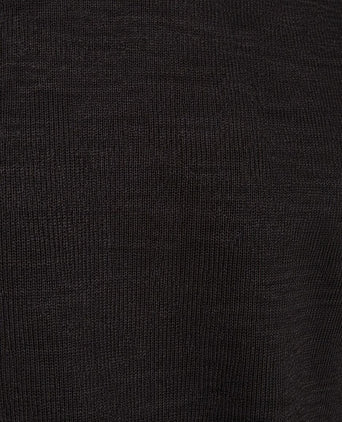 Turtleneck trui merinowol donkerbruin