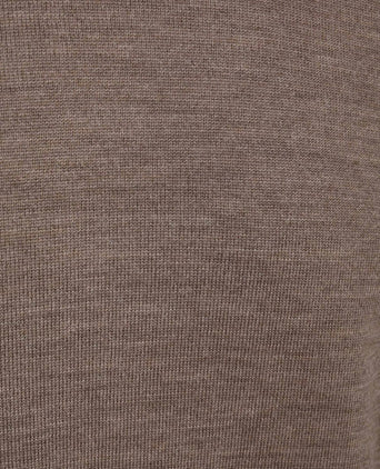 Pullover merinowol bruin