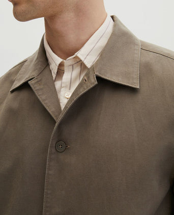 Overshirt bruin