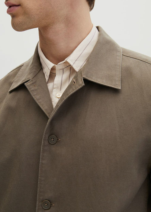 Overshirt bruin