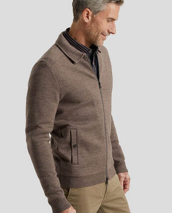 Vest wolblend bruin