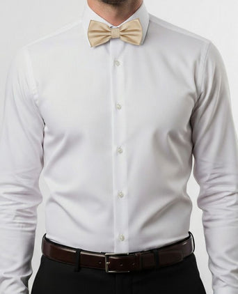 Satin strik off white