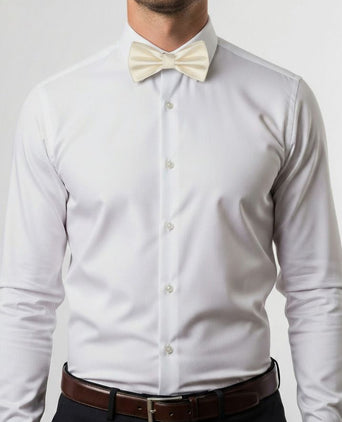 Suitable satin strik beige