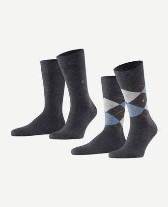 Burlington Everyday (2-pack) antraciet 3081