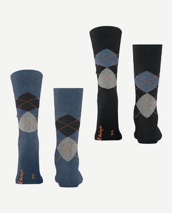 Burlington Everyday (2-pack) donkerblauw grijs 6797