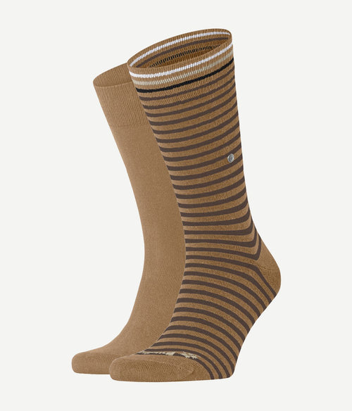 Everyday (2-pack) strepen beige