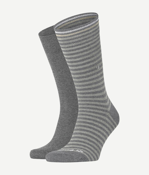 Everyday (2-pack) strepen grijs