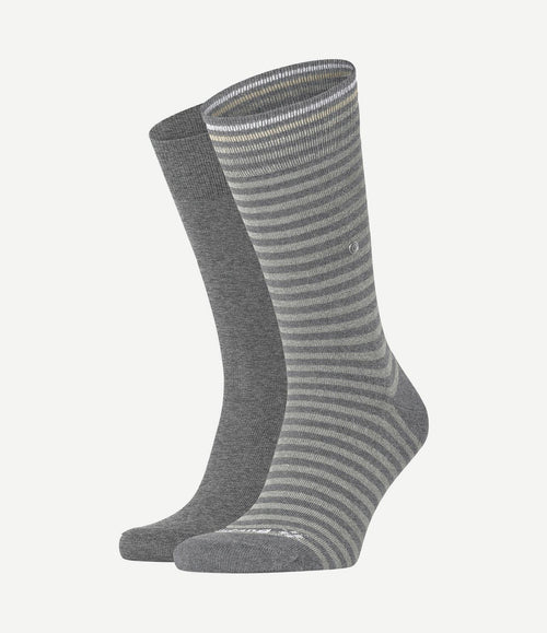 Everyday (2-pack) strepen grijs